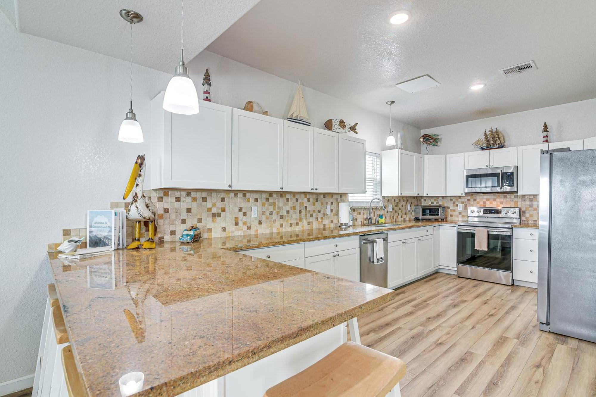Beachfront Texas Retreat - 2 Decks, Patio And Views! Surfside Beach Εξωτερικό φωτογραφία
