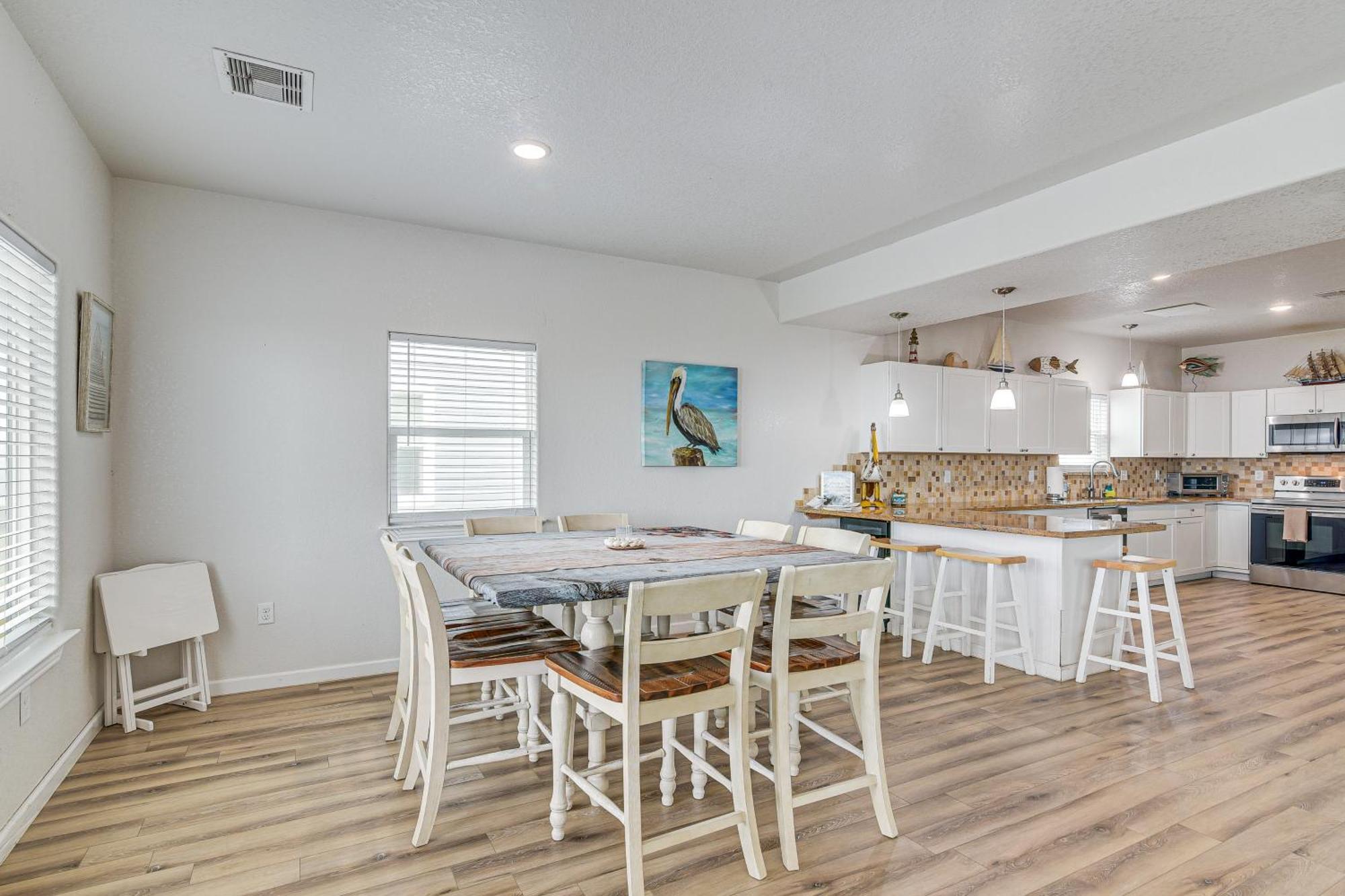 Beachfront Texas Retreat - 2 Decks, Patio And Views! Surfside Beach Εξωτερικό φωτογραφία