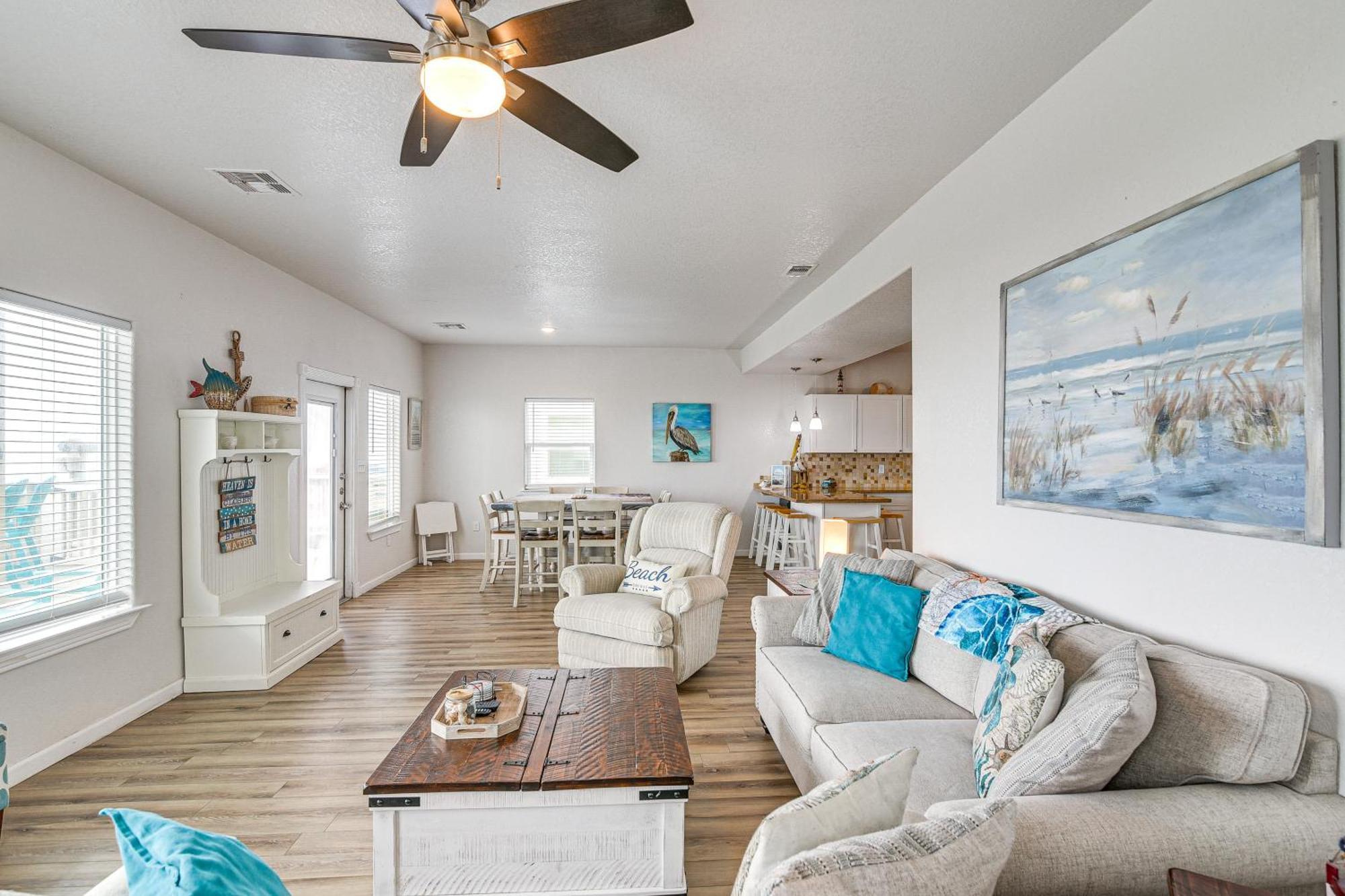 Beachfront Texas Retreat - 2 Decks, Patio And Views! Surfside Beach Εξωτερικό φωτογραφία